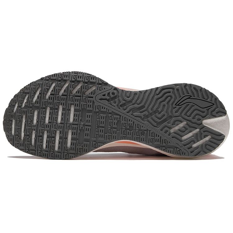 Li-Ning Кроссовки Essential Rebound Low-Top для бега женские кроссовки серо-оранжевые ARRS004-13