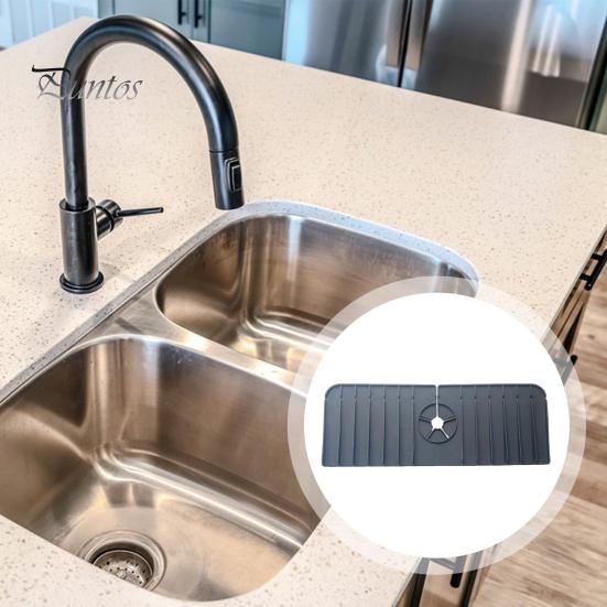 Многофункциональный силиконовый кухонный сливной коврик, брызгозащищенный сливной коврик для крана, противоскользящий складной защитный коврик для раковины