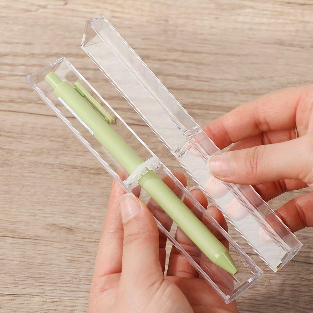 Business Affairs Polygon Solid Color Pen Storage Case School Pen Box Office Supplies