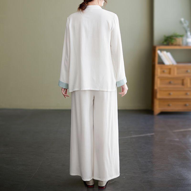 Chinese Tai Chi Suit Loose And Casual Training Suit Two-piece Healthy Morning Exercise Suit