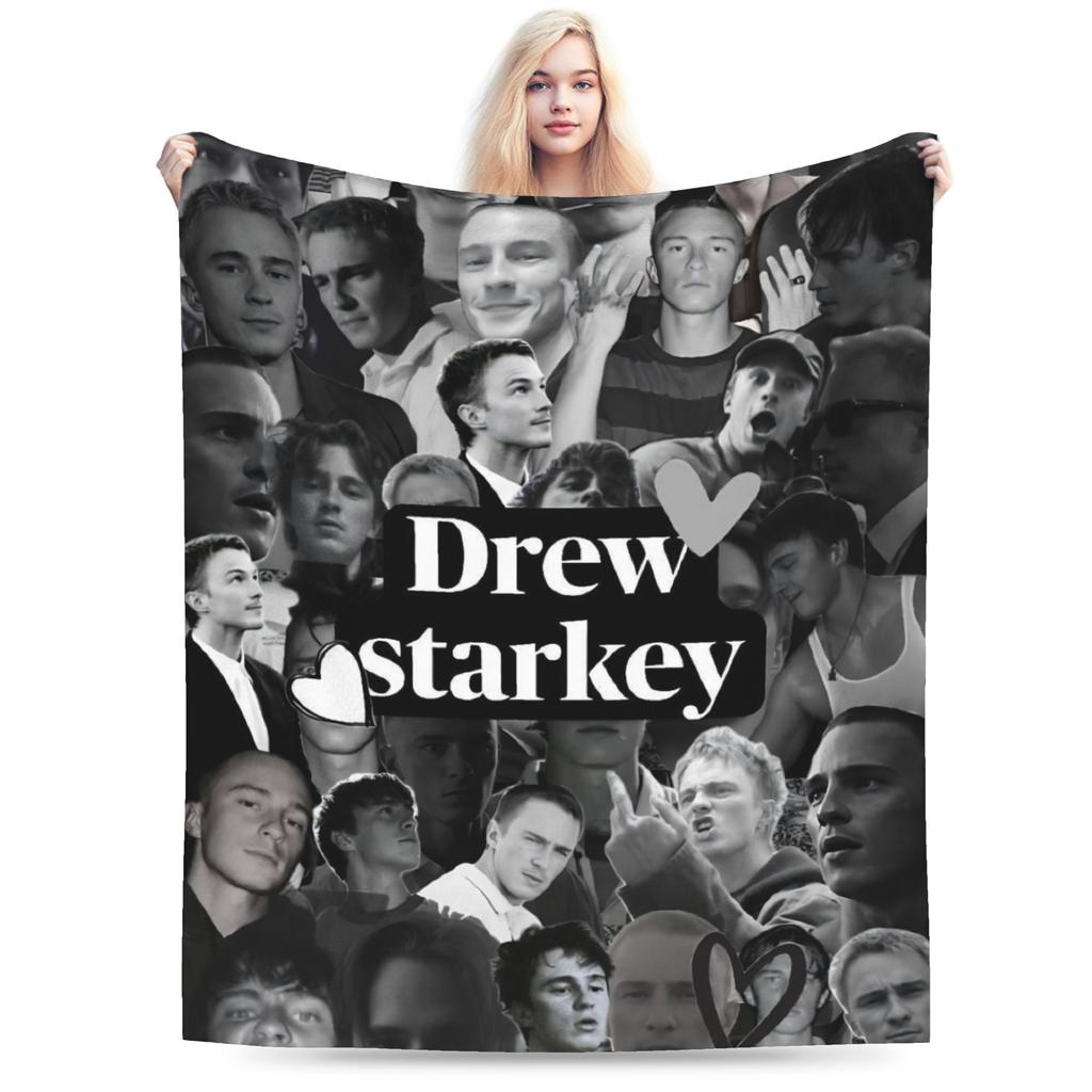 Drew Starkey Plush Blankets Kids Flannel Throw Blanket For Couch Chair Warm Design Quality Bedspread Gift