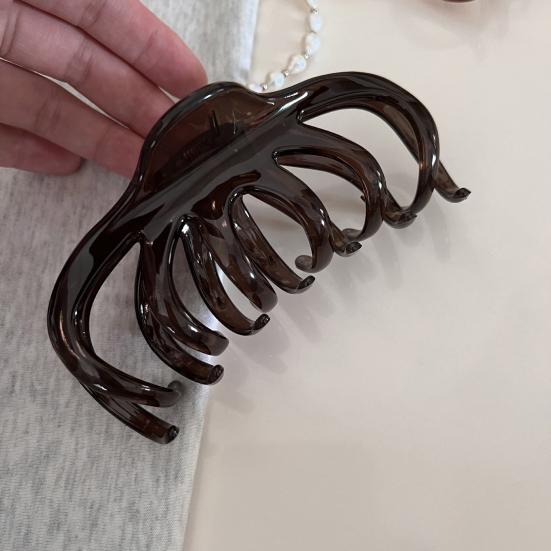 Women Hair Claw Large Size Hair Clip Plastic Gripper Style Back Head