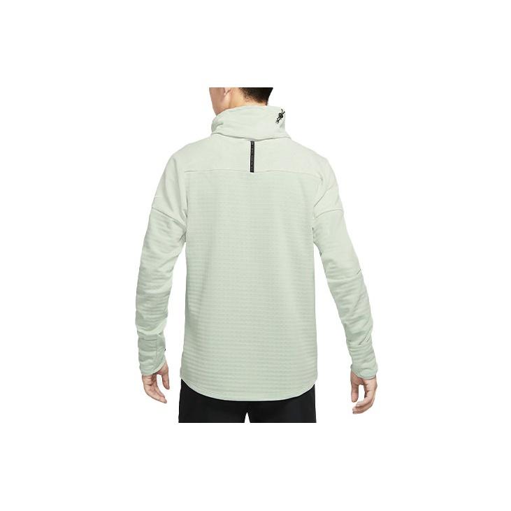 Nike Therma-FIT Run Division Светоотражающая футболка для разминки с воротником-стойкой, мужские топы, синий цвет DD6121-017