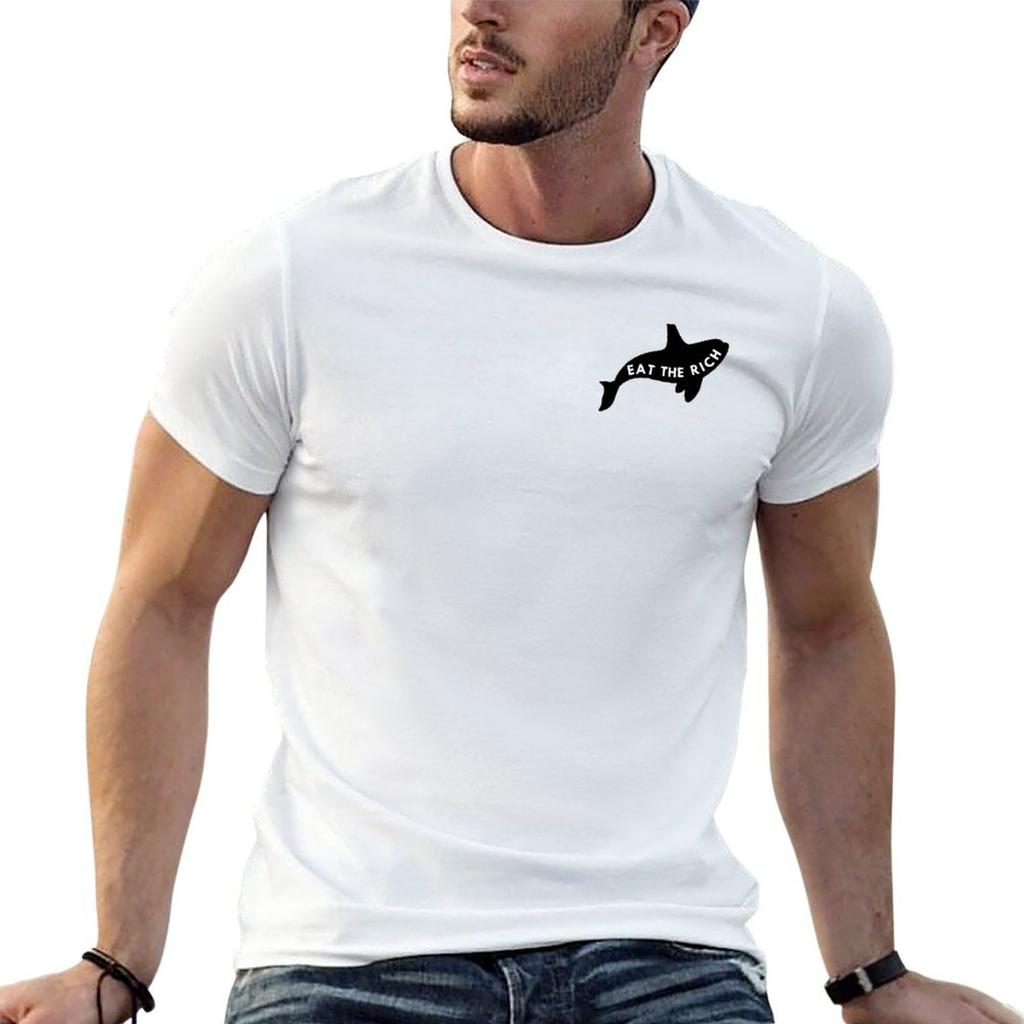 Eat The Rich Orca Tshirt Sports Casual Breathable Tee Shirt