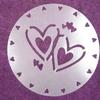 Kitchen Making Baking Supplies  Creative DIY 4 Styles High Quality Flower Heart Spray Stencils Birthday Cake Mold Decorating