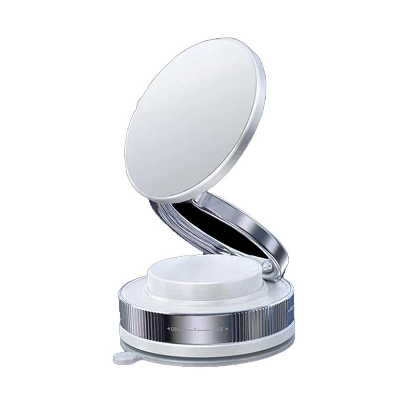 Vacuum Magnetic Phone Holder For Car 360° Rotatable Foldable & Adjustable Magnetic Car Mount Mirror Phone Holder for Office Home