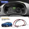Для Skoda Fabia 2 MK2 5J 2007 2008 2009 2010 2011 2012 2013 2014 Мягкая наклейка из углеродного волокна Ручка двери автомобиля Кнопка спидометра