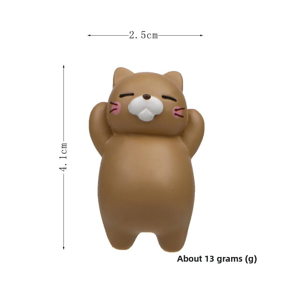 Cute Cat Lazy Three Dimensional Magnetic Refrigerator Resin Decoration Gift For