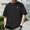 Мужская футболка с круглым вырезом и коротким рукавом, свободная футболка, летняя дышащая повседневная футболка-пуловер, топы на каждый день