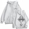 Lady Gaga The Mayhem Ball Tour 2025 Zipper Hoodie Men Women High Quality Fashion Hooded Sweatshirt Casual Loose Fleece Pullovers