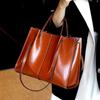 Большие сумки-тоуты из натуральной кожи для женщин, трендовые дизайнерские сумки для шоппинга, офисные сумки для женщин