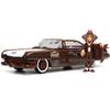 GENERAL MILLS 1959 CADILLAC COUPE DEVILLE CHOCULA Count Chocula Mini Car Diecast Car Brown 124 w/COUNT
