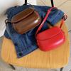 Новая летняя корейская ретро-сумка Ins Red Saddle Bag Crossbody Маленькая женская универсальная простая сумка для мобильного телефона