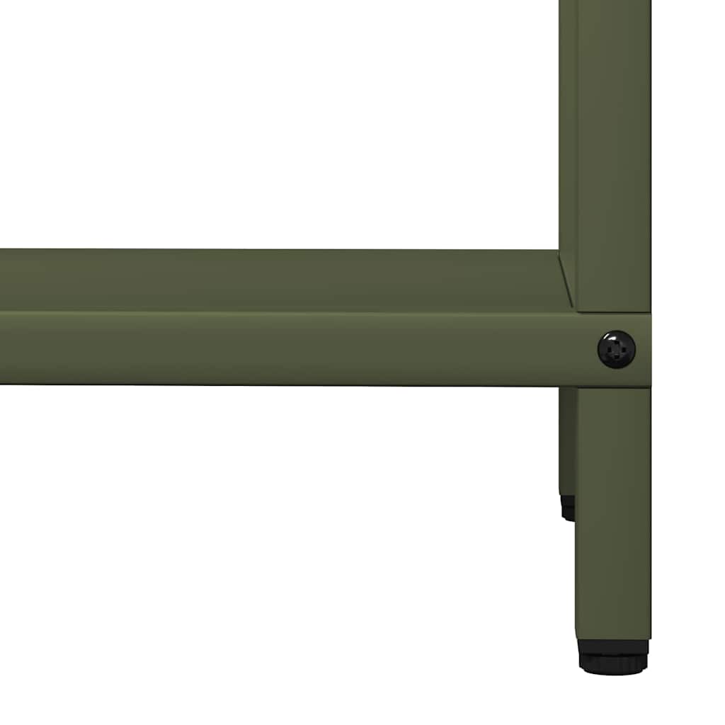 Firewood Rack Olive Green 40 x 25 x 120 cm Cold Rolled Steel