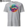 Colorful Tuna Fish Unisex Short-Sleeve T-Shirt Vibrant Ocean Design Fishing Tee