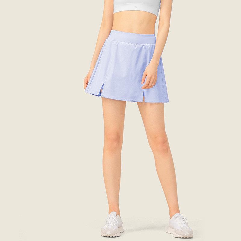 Women's Quick-Dry High Waist Tennis & Fitness Skirt with Built-in Shorts