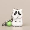 Multi-function Shy Cat Keychain Portable Kitten Keyring Gifts Bag Pendant