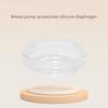 Reusable Breast Pump Diaphragm Replacement Membrane Multi Brand Compatibility Designing To Prevent Milk Leakage White