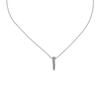 Necklace K18 White Gold Women