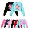 Kids Girls Anime Cartoon POP Singer Super Star Mira Rumi Zoey Saja Boys Printed Casual Long Sleeves Round Neck Sweatshirt Top