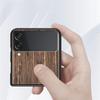 Складной чехол для Samsung Z Flip 3, твердый чехол для Galaxy Z Flip3, силиконовый чехол для телефона ZFlip 3, дерево
