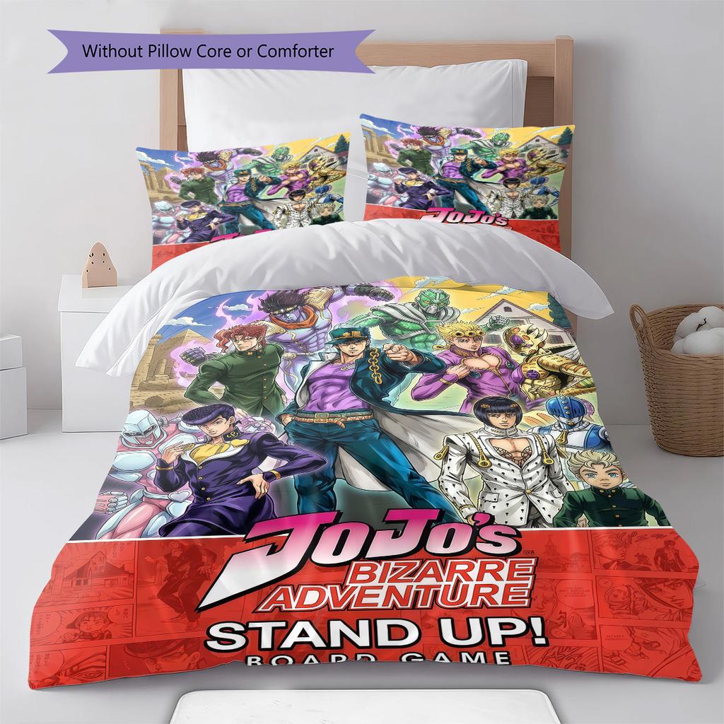 JoJo Anime Comforter Cover Duvet Cover Bedding Set Soft Quilt Cover Bedroom Decorative Home Textile -QJY