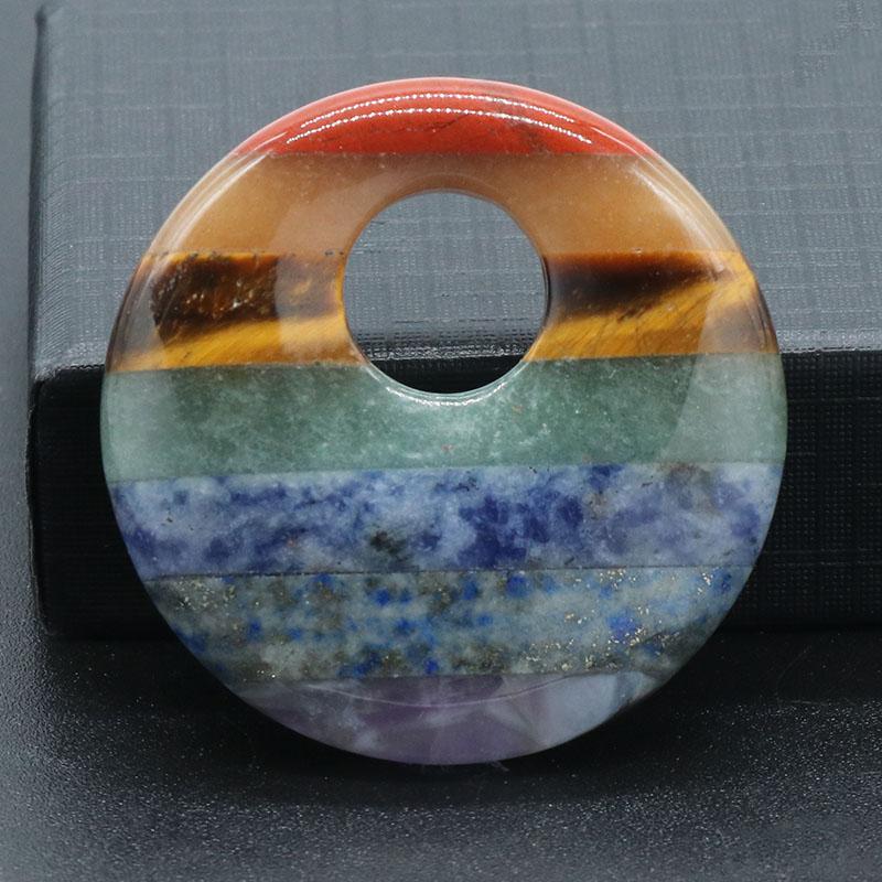 1 шт. натуральный камень 7 чакра аура целебный драгоценный камень для домашнего декора своими руками, подвесные ювелирные аксессуары поставки праздничные подарки