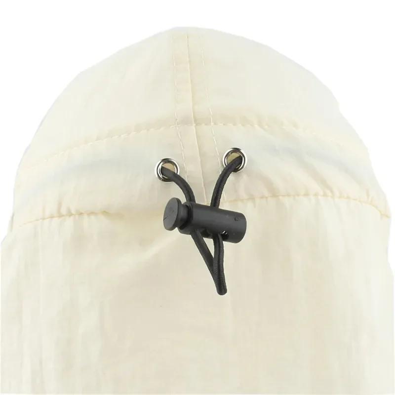 New Kids Sun Hat with Shawl Summer Quick Dry Solid Color Visor Hats for Girls Boys Baseball Cap Adjustable Baby Beach Sun Cap