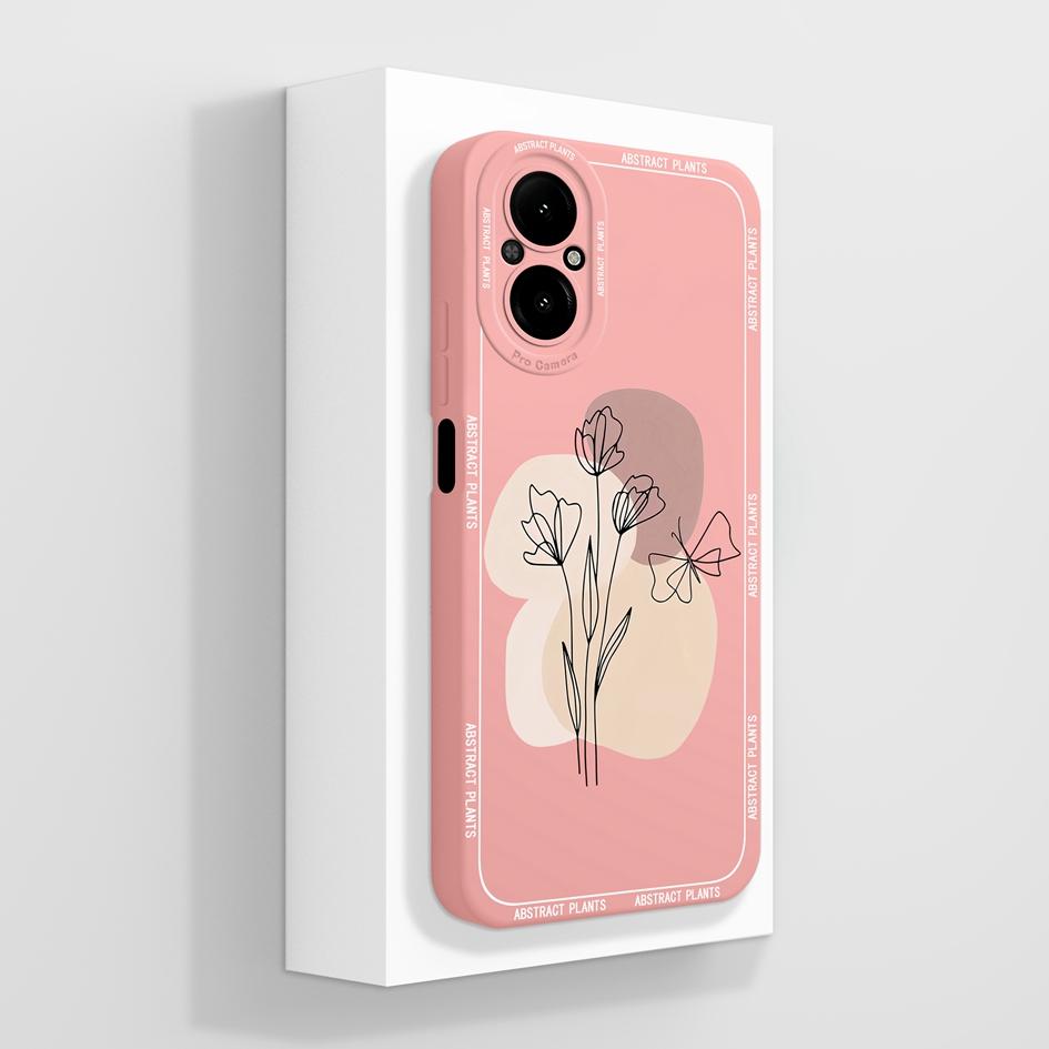 Чехол для Oppo Realme C67 C65 C63 C61 C25 C25S C25Y C30 C30S C31 C33 C35 C55 C51 C53 Ленивый кот Мягкий жидкий силиконовый защитный чехол для Oppo Capa