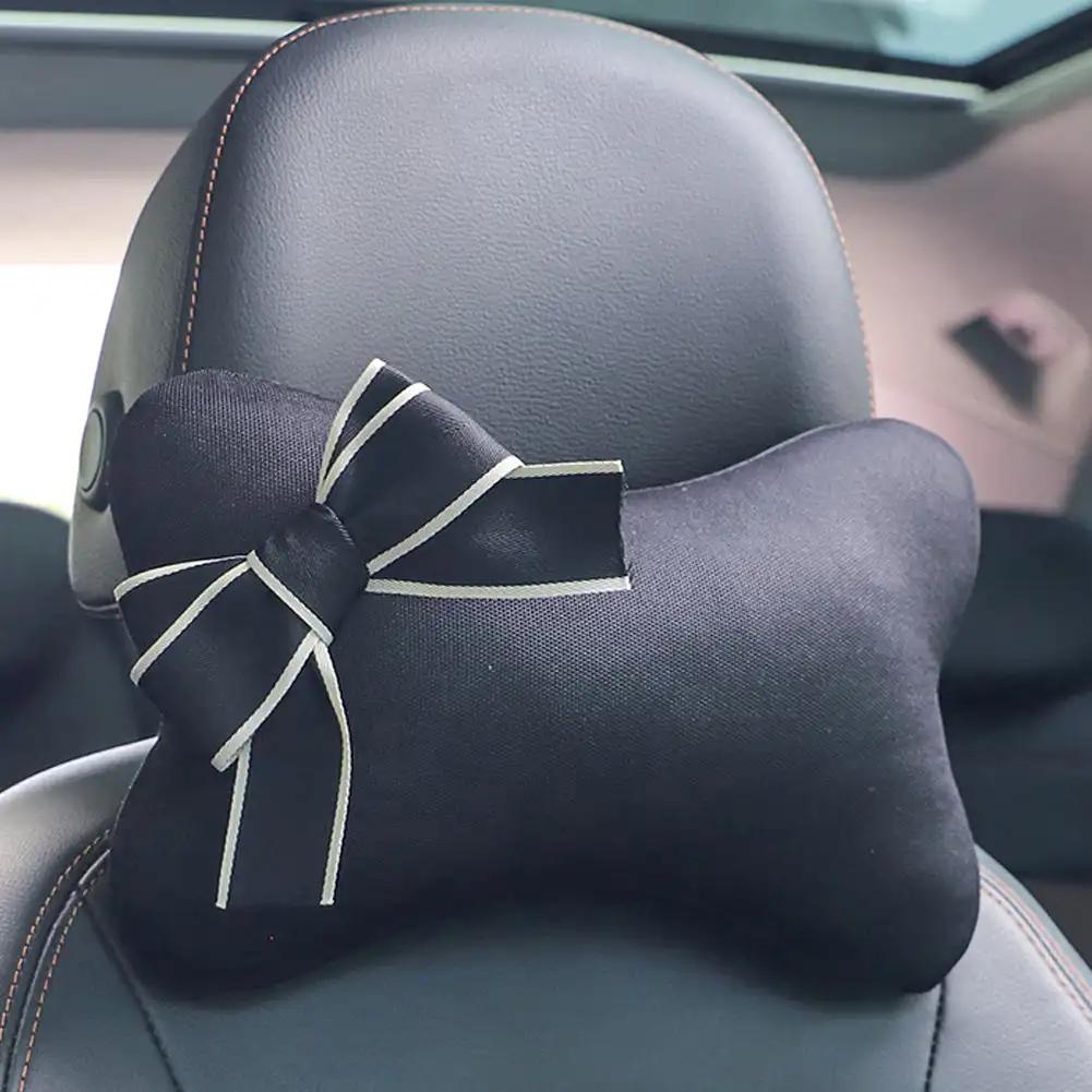 Подголовник с эффектом памяти, хлопковая подушка для салона автомобиля, удобная регулируемая подушка для шеи, автомобильные аксессуары в форме переплета