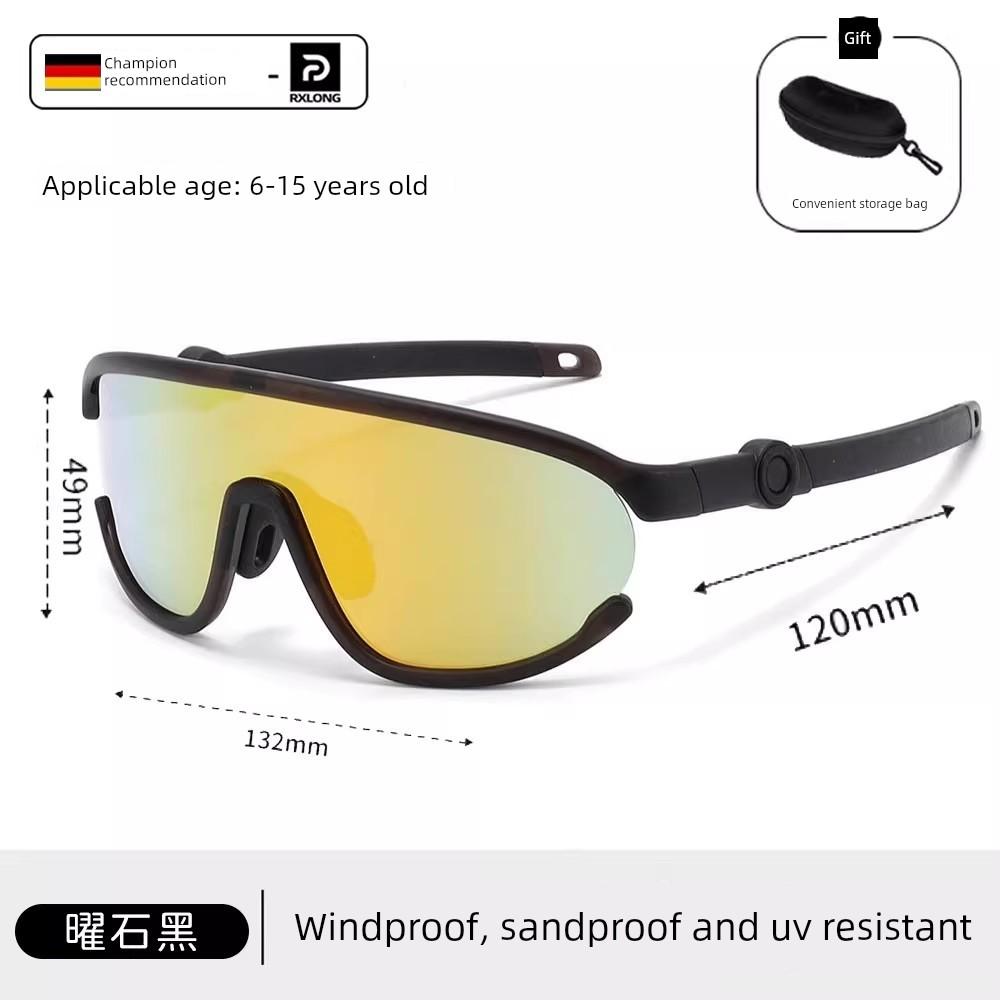 Children's Sunglasses, Sunglasses, Goggles, Outdoor Sports Windproof and Uv-Resistant Cycling Glasses for Boys and Girls, Mountaineering Glasses