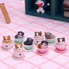 8 шт./комплект Кавайные Гашапон Игрушки DIY ПВХ Собака Кошки Миниатюрный Щенок Котёнок Миниатюрный Мини Собака Кошка Украшения