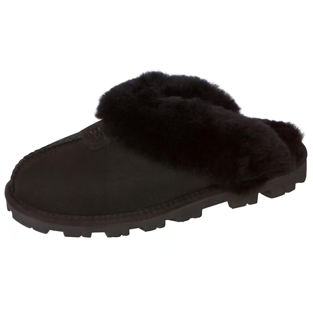 UGG Кокетливые тапочки на одной педали Черные тапочки Женские 5125-BLK