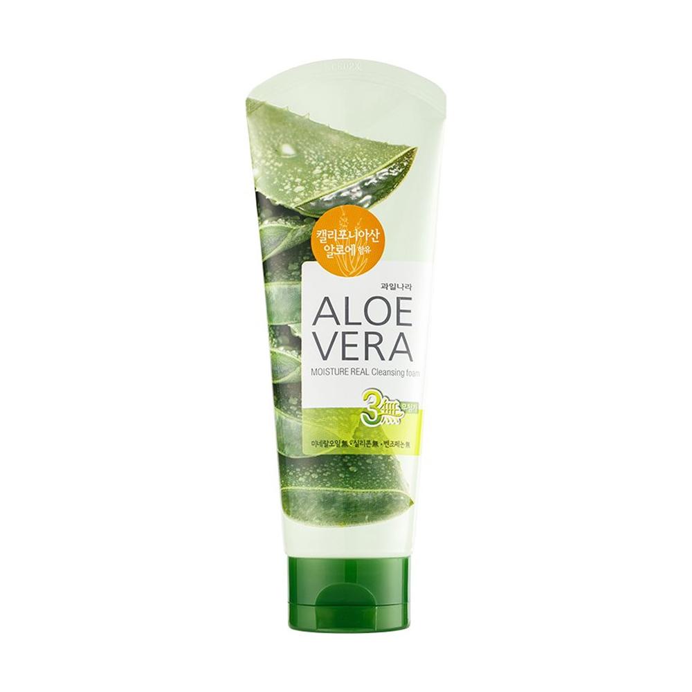 KWAILNARAAloe Vera Moisture Real успокаивающая очищающая пенка 150 мл