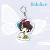 Аниме игры Hololive акриловый брелок металлическое кольцо автомобильная сумка украшение для ключей аксессуар подарок аниме подарки кулон