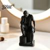 Минималистичное Настольное Украшение 3D Печатная Статуэтка Мыслителя, Абстрактная Фигурка Медитирующего, Современная Статуя Мыслящего Человека для Дома, Художественная для Офиса