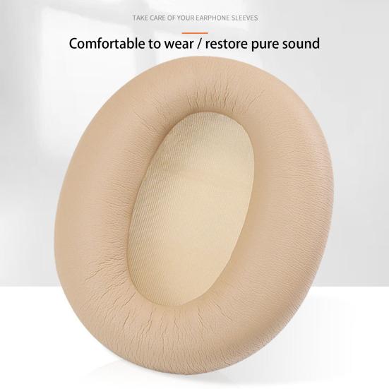 1 шт. Мягкая накладка для наушников с быстрым восстановлением, грязеотталкивающая искусственная кожа, эргономичная подушка для наушников
