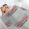 Плед Krispy Kreme Resto and Bakery рождественские подарки Декоративный пушистый плед для дивана и кровати