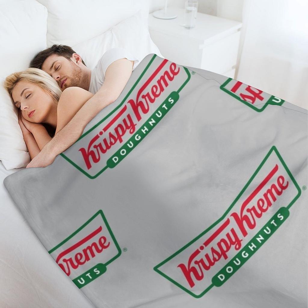 Плед Krispy Kreme Resto and Bakery рождественские подарки Декоративный пушистый плед для дивана и кровати