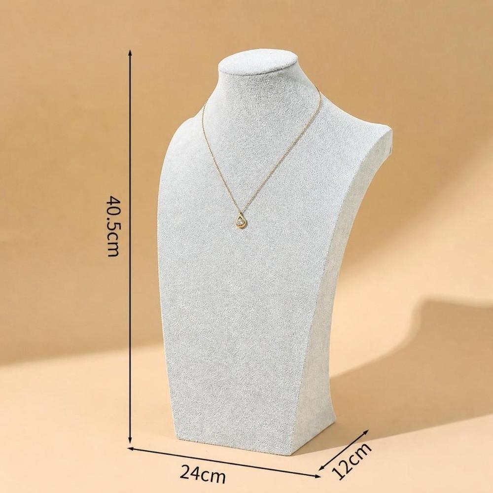 Neck Mold Necklace Display Stand Human Shape Ornament Holder Portable Mannequin Bust Jewelry Show