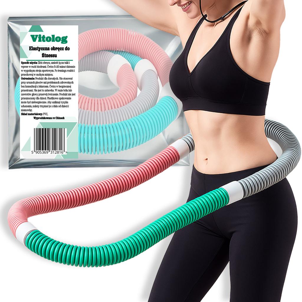 Bc Hula Hop Z Obciążeniem Odchudzające Składane Koło Do Ćwiczeń Fitness Smart