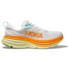 HOKA Bondi 8 Blanc De Blanc Solar Мужские Кроссовки Белые 1123202-BNCS