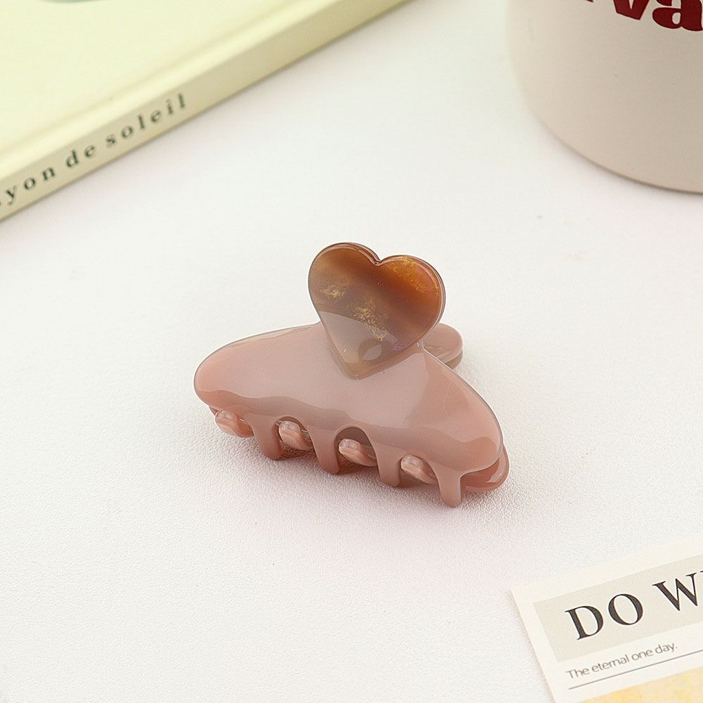 Ацетатная заколка для волос Love Barrette Creative Hair Claw Clip Women