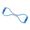 Portable Elastic Resistance Band with Anti-slip Handles for Shoulder, Back, and Body Strength Training and Stretching