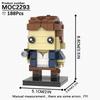 MOOXI Серия Моделей BrickHeadsed Набор MOC Кирпичи Модель Фигурки Действия Взрослые Конструкторы Детские Образовательные Игрушки Для Детей Подарок