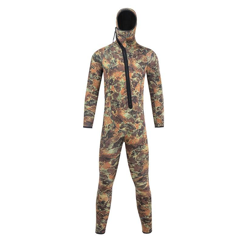 5mm Neoprene Wetsuit With Hood Scuba Diving Snorkeling Surfing Cold Water Swimming Winter Dive Gear