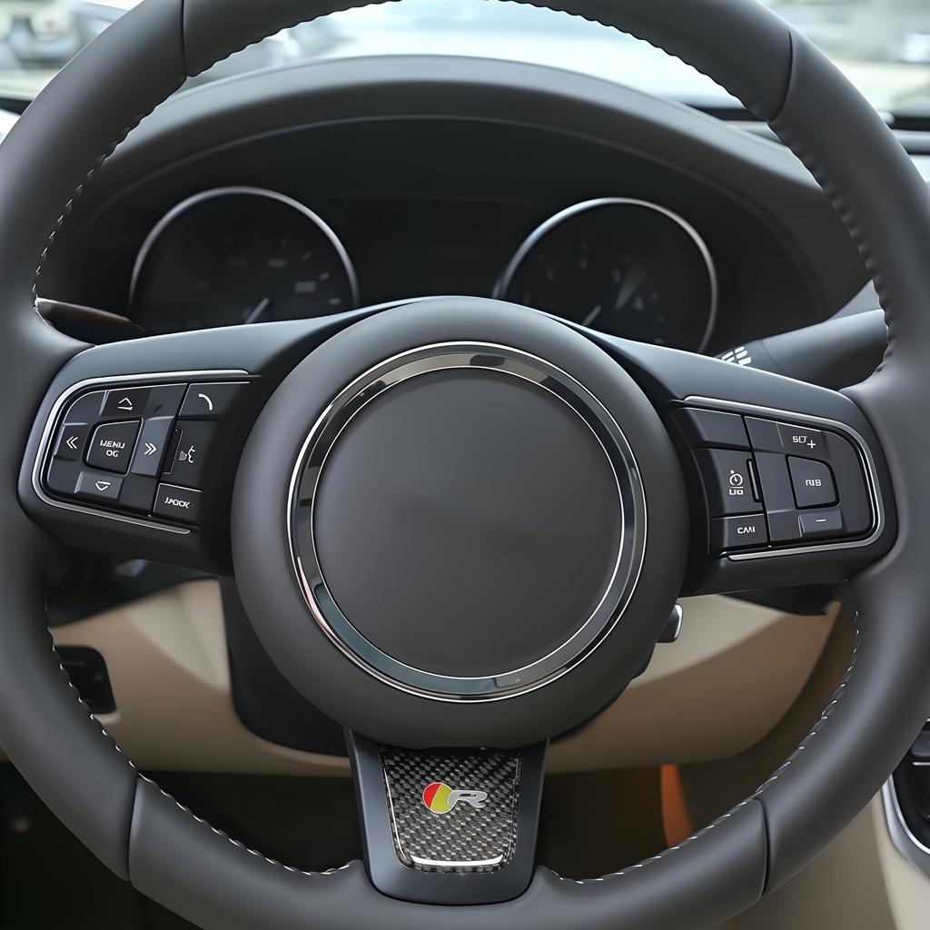 1 шт. Логотип S/R Эмблема на рулевое колесо автомобиля Значок Наклейка Украшение Декаль для XK X Type F Pace I-pace XJL S-Type F-Type XJ XF XE E-pace XJS