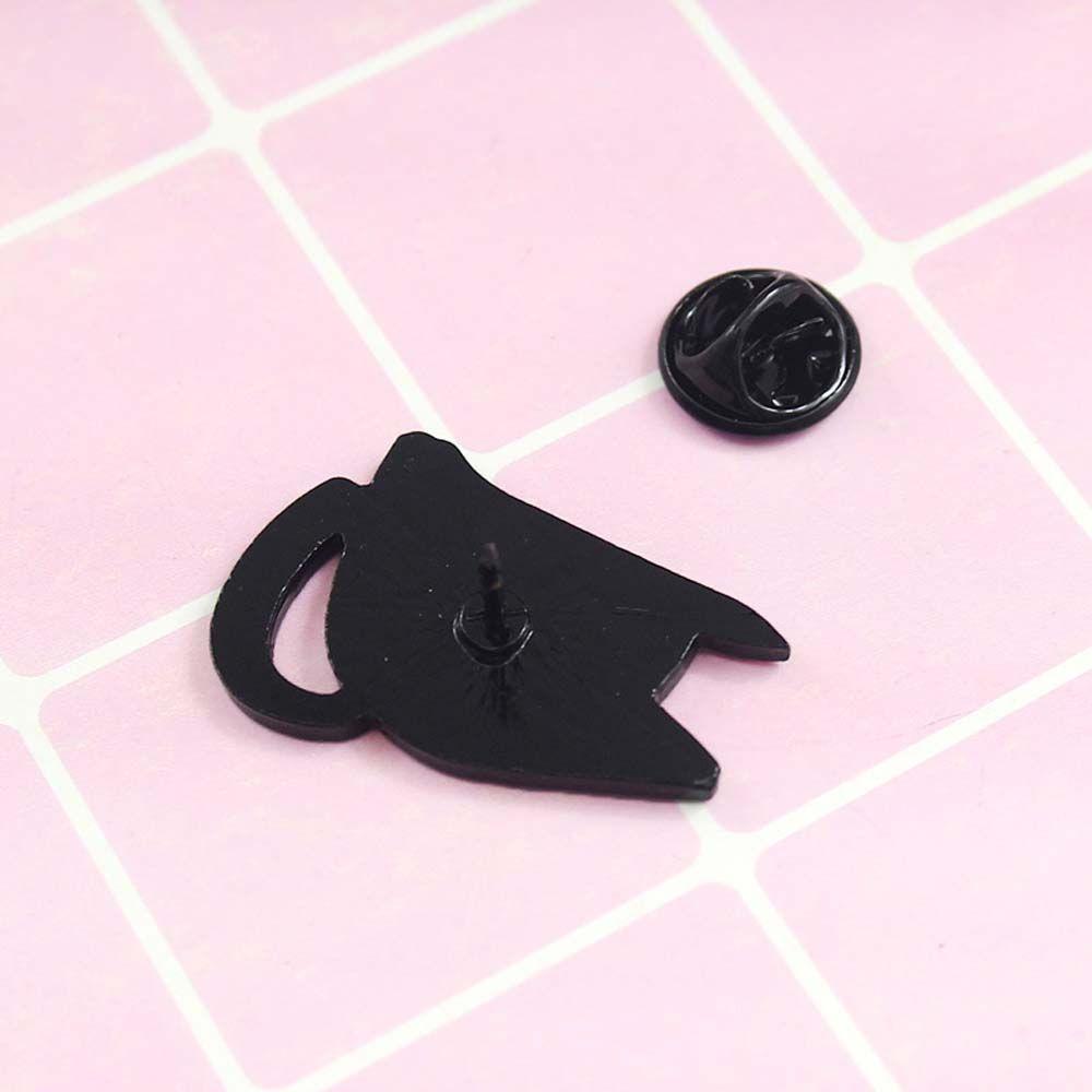 Ювелирные изделия Аксессуары Значок на лацкан Значок Непослушный кот Эмаль Брошь Кошка Броши Брошь на лацкане