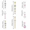 Copper Zircon Belly Button Ring Long Dangled Body Jewelry Sexy Stainless Steel Navel Piercing  Men