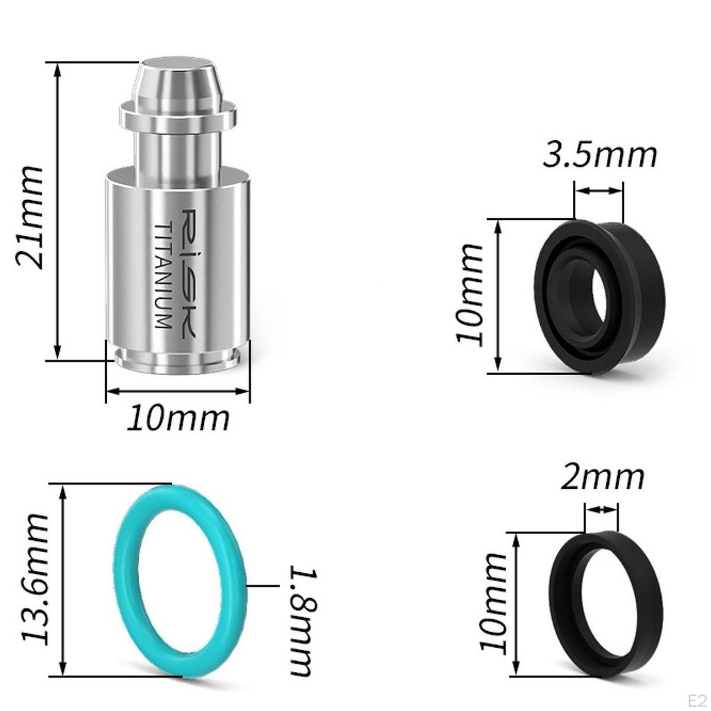 Bike Brake Lever Piston,with Sealing Rings,Part Garage Repair Riding Replaces Piston Rod Assembly
